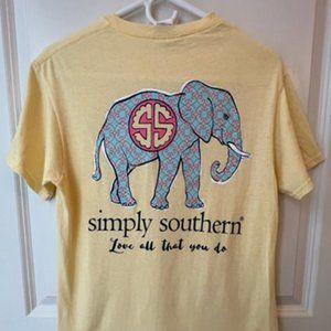 Simply Southern Collection Short Sleeve Elephant Tee